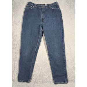 Vintage 90s Levis 550 Relaxed Fit Tapered Leg Jeans Women Size 18 Blue Denim USA